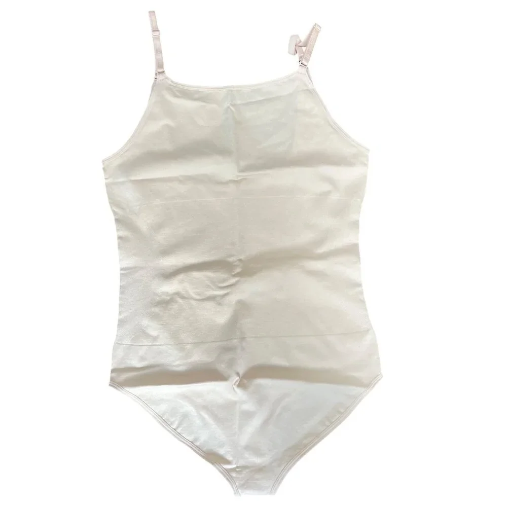 Shapermint Empetua Open Bust Bodysuit Shaper Panty Shapewear Tan Sz XXL 73003 - Picture 4 of 6